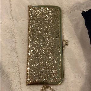 Rose Gold clutch wallet